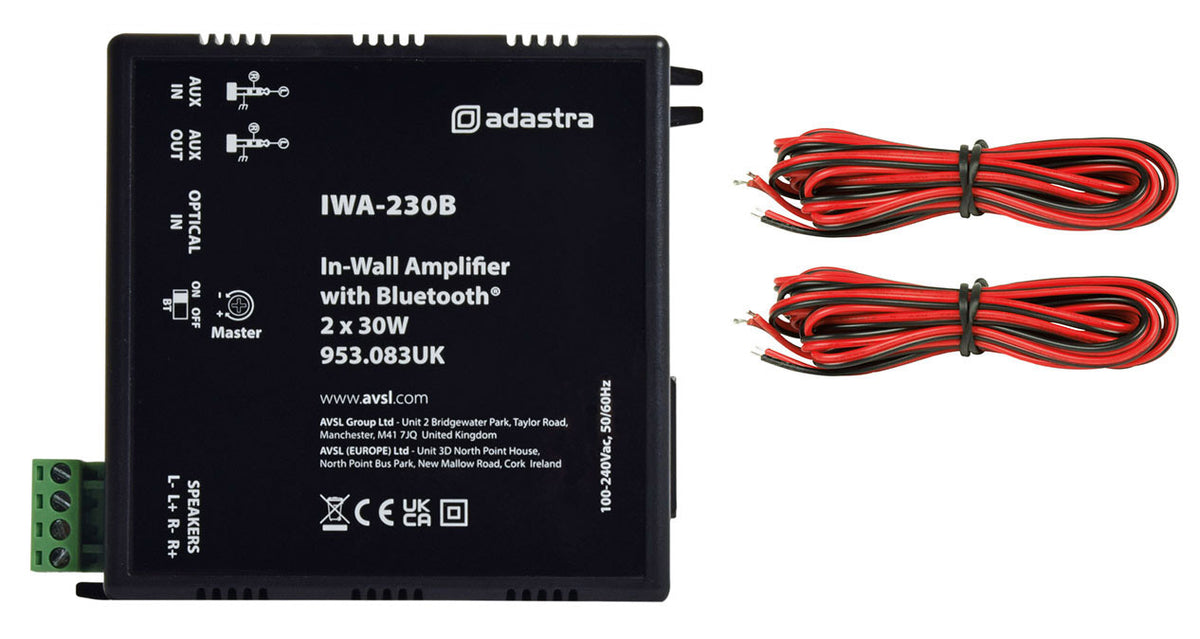 Moduł wzmacniacza stereo Bluetooth 5.0 Adastra IWA230B 2x 30W – zdjęcie 2