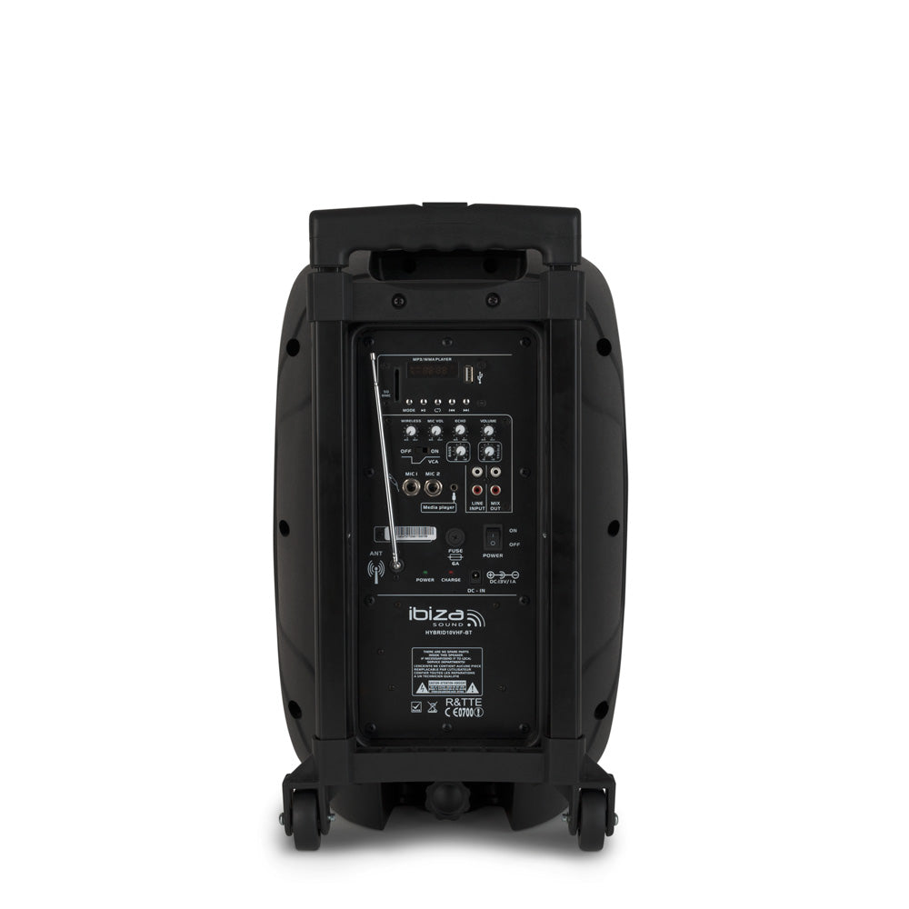 Głośnik mobilny Bluetooth Ibiza Sound HYBRID10VHF-BT 400W – zdjęcie 2