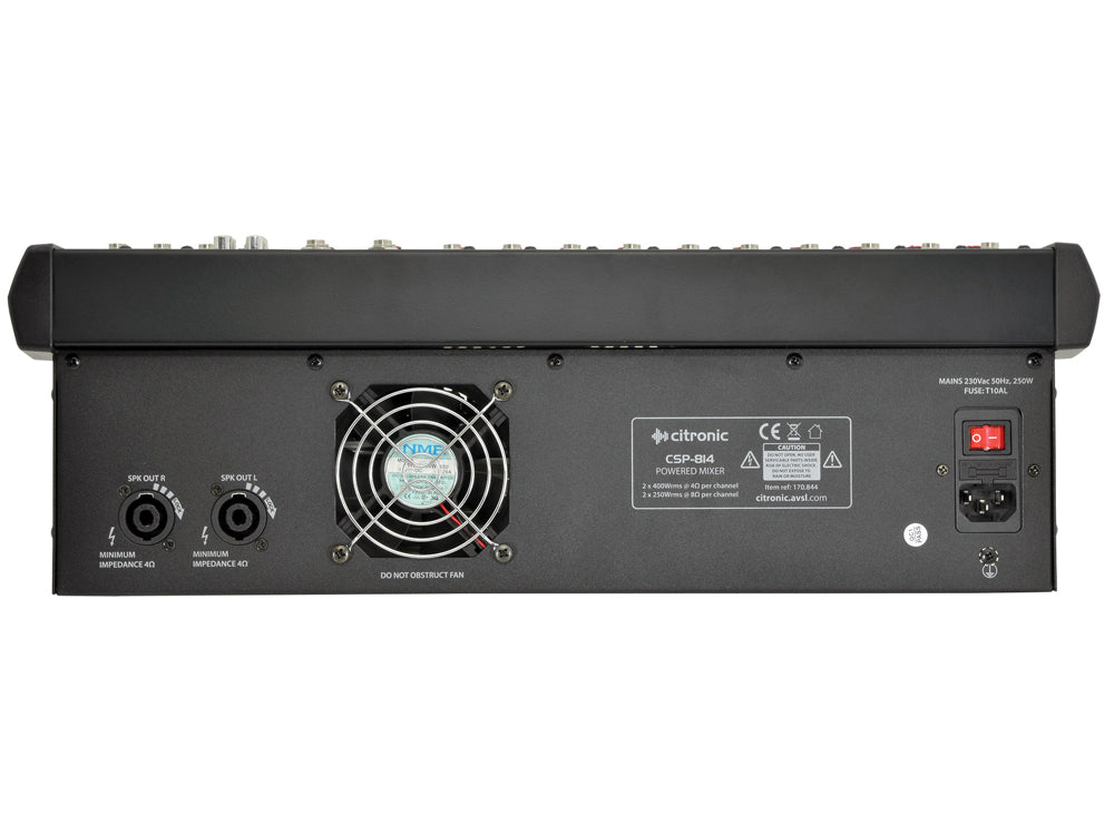 Mikser sceniczny Citronic CSP-714 ze wzmacniaczem 700W – zdjęcie 2