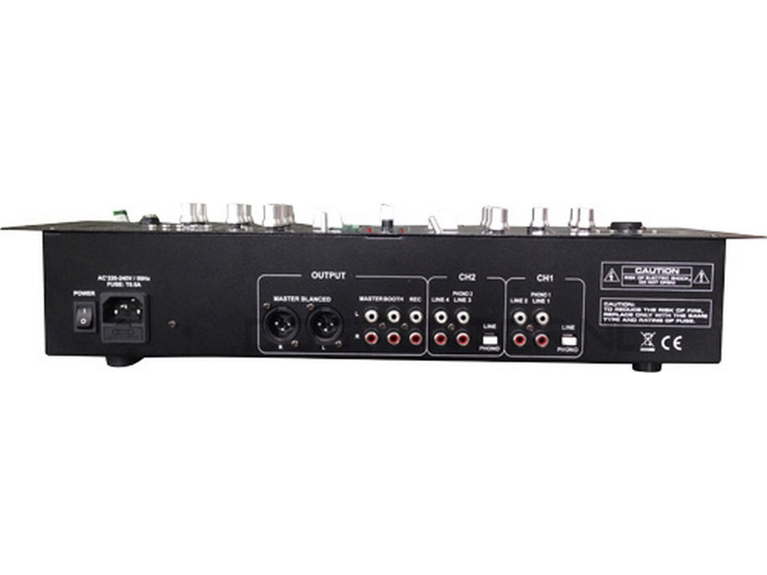 Mikser DJ-ski Ibiza Sound DJM250BT-MKII z Bluetooth i USB – zdjęcie 2