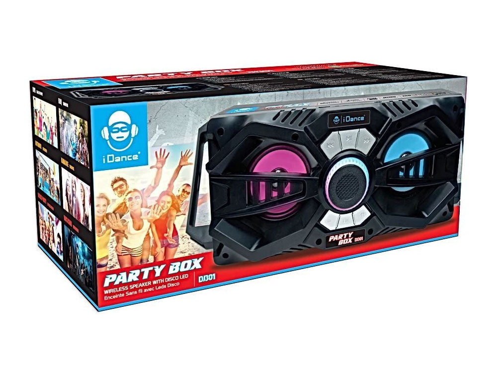 iDance Audio DJ301BK Uniwersalny głośnik DJ-ski do karaoke, czarny – zdjęcie 2
