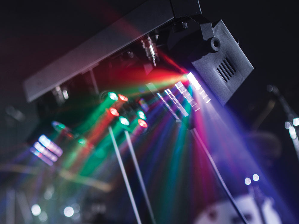 QTX LED FX Bar Derby standard, 2 punkty par RGBW, 2 efekty świetlne derby – zdjęcie 5