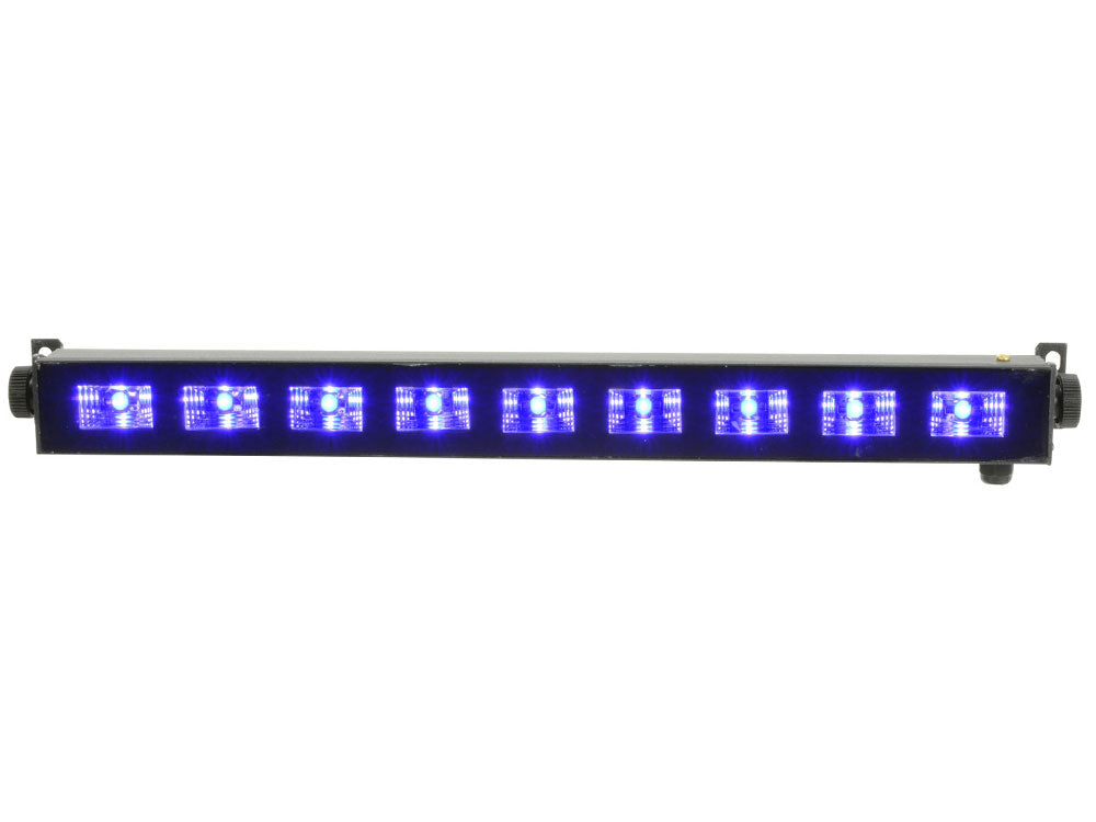 Listwa LED Qtx UVB-9 z czarnym światłem ultrafioletowym, 9 diod UV o mocy 3 W – zdjęcie 3