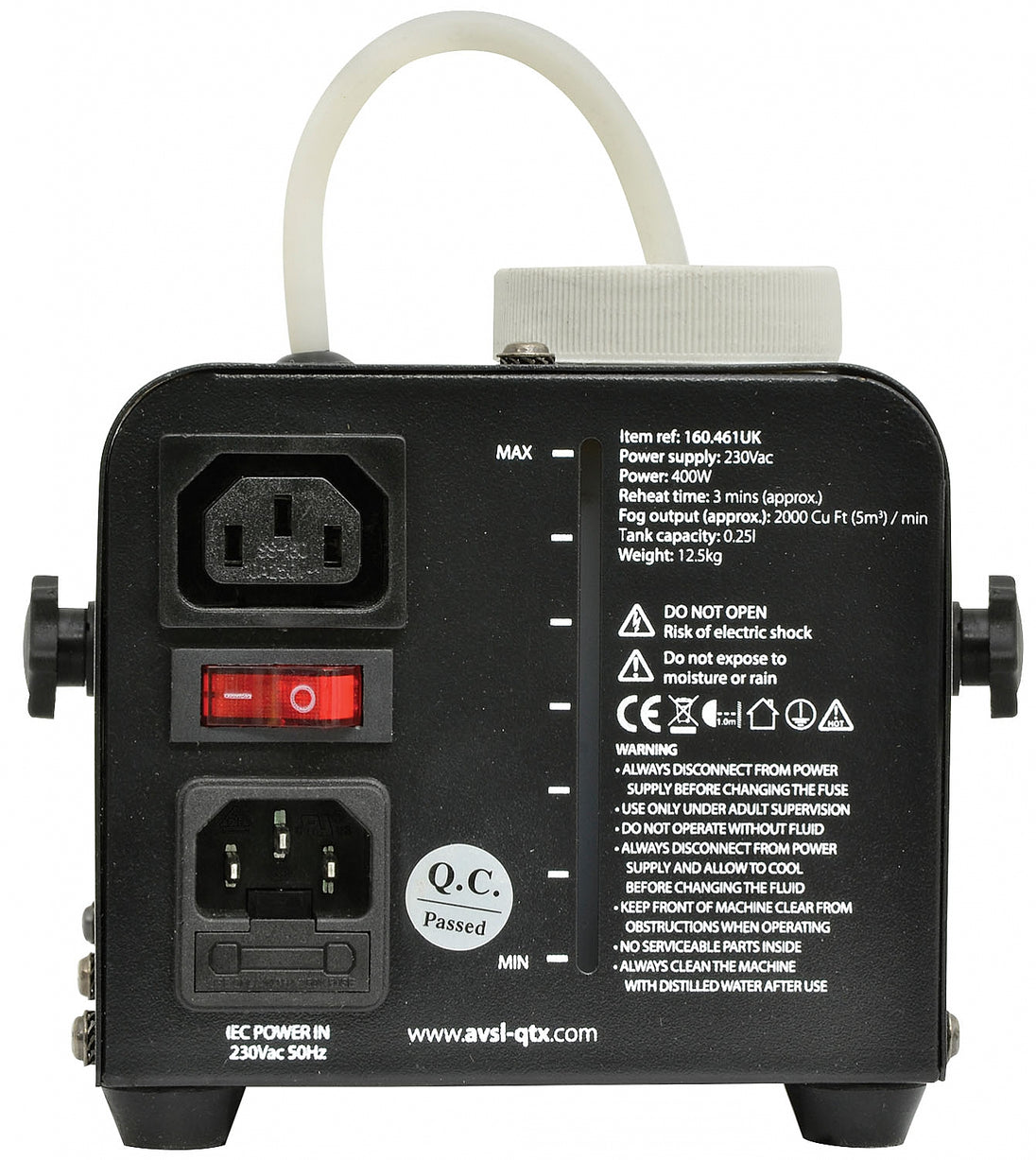 Maszyna do dymu Qtx QTFX-400 MKII o mocy 400 W – zdjęcie 4