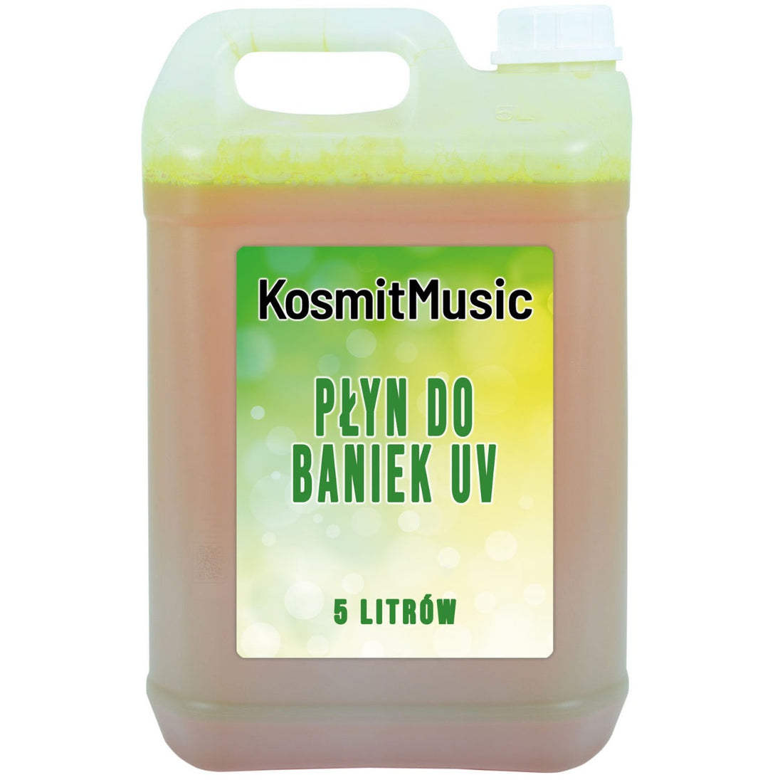 Płyn do baniek mydlanych KosmitMusic z efektem UV 5 litrów