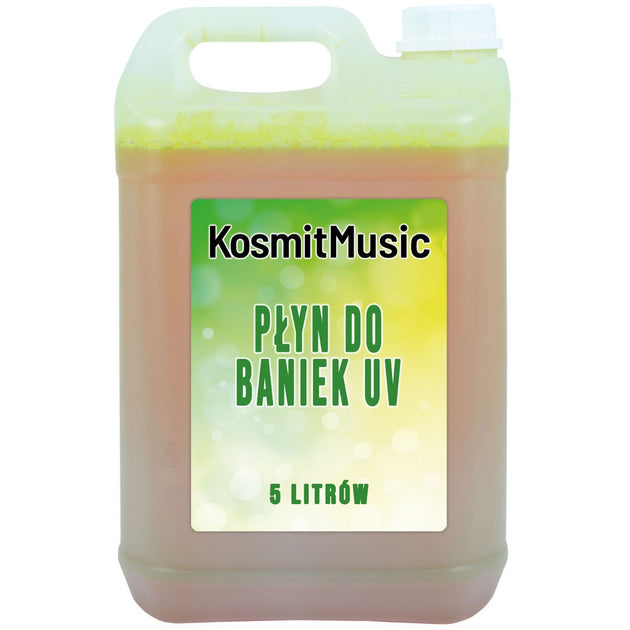 Płyn do baniek mydlanych KosmitMusic z efektem UV 5 litrów