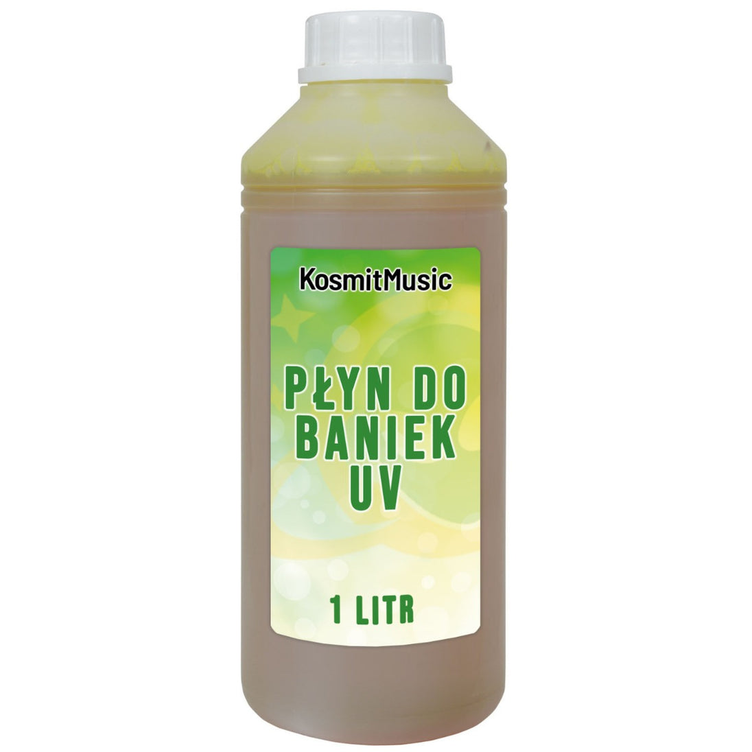 Płyn do baniek mydlanych KosmitMusic z efektem UV 1 litr