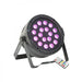 Projektor Par Ibiza Light Thinpar 18x1W RGB, bardzo płaski